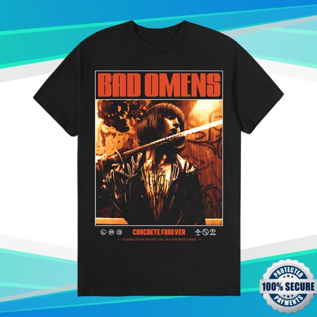 Bad Omens Official Store Merch Concrete Forever Eu Tour Black Tee Bad Omens Official Store Merch Concrete Forever Eu Tour Black Tee