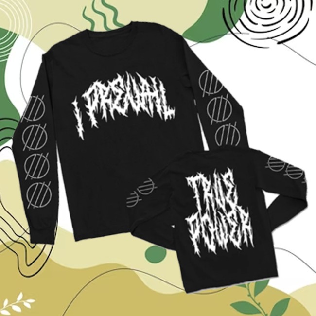 I Prevail Merch Store Shop True Power Metal Long Sleeve (Black) I Prevail Merch Store Shop True Power Metal Long Sleeve (Black)