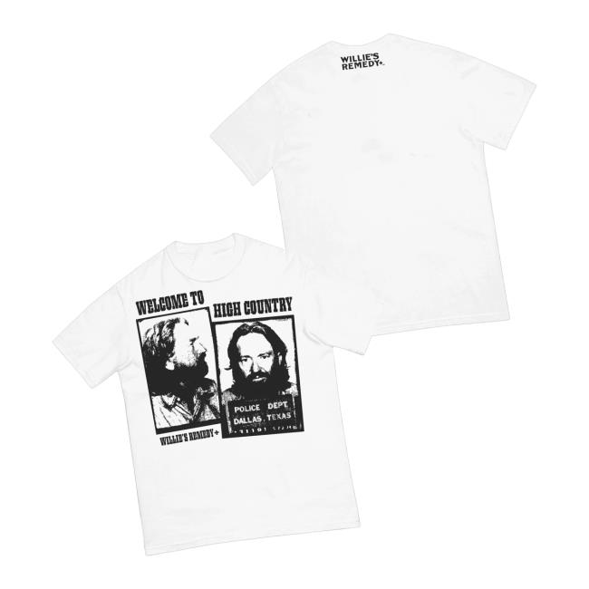 Willie’s Remedy Merch Store Mugshot Tee Willie’s Remedy Merch Store Mugshot Tee