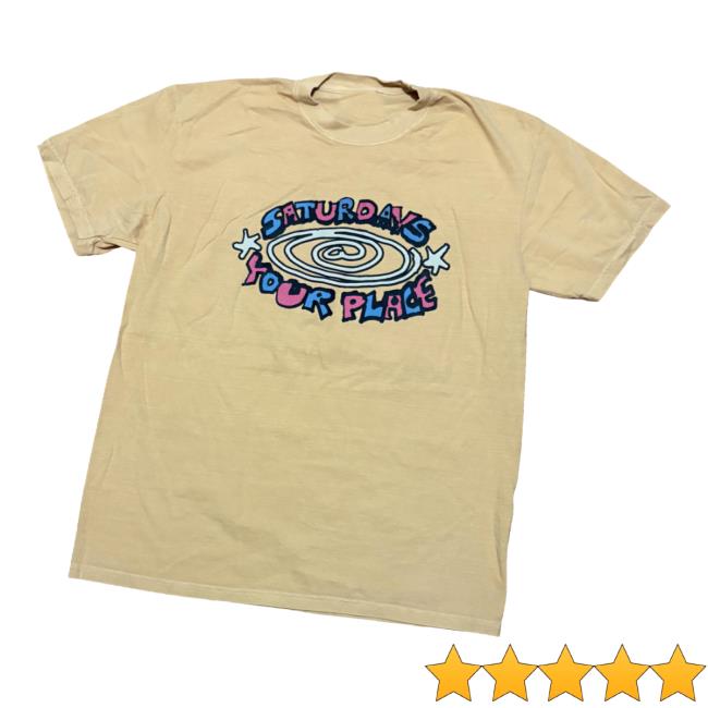 Saturdays At Your Place Merch Store Mustard Tee Saturdays At Your Place Merch Store Mustard Tee