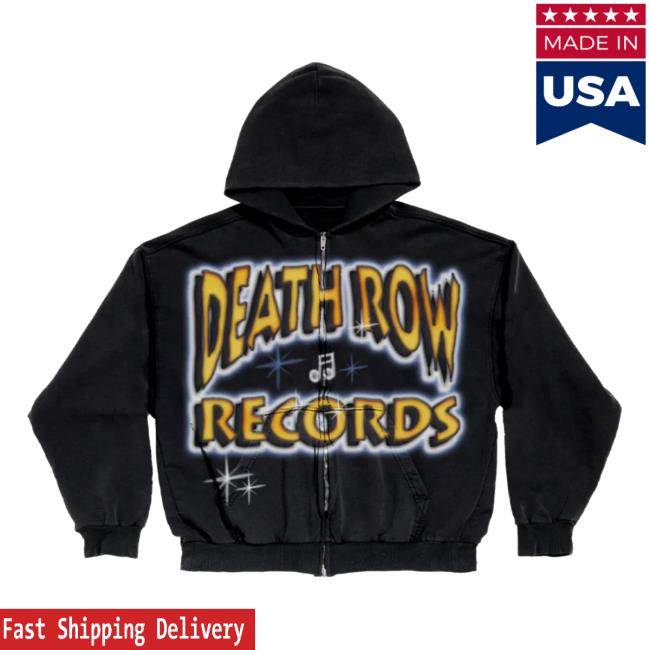 Snoopermarket Merch Store Death Row Records Vintage Airbrush Hoodie - Newest Fashion Trends