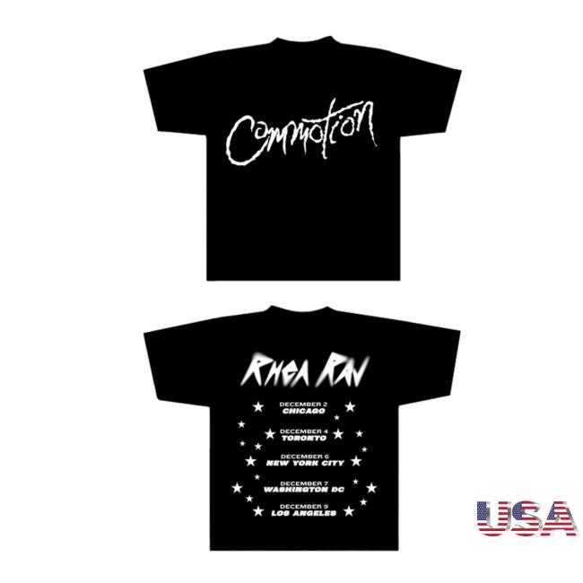 Rhea Raj Merch Store Commotion Tour Tee Rhea Raj Merch Store Commotion Tour Tee