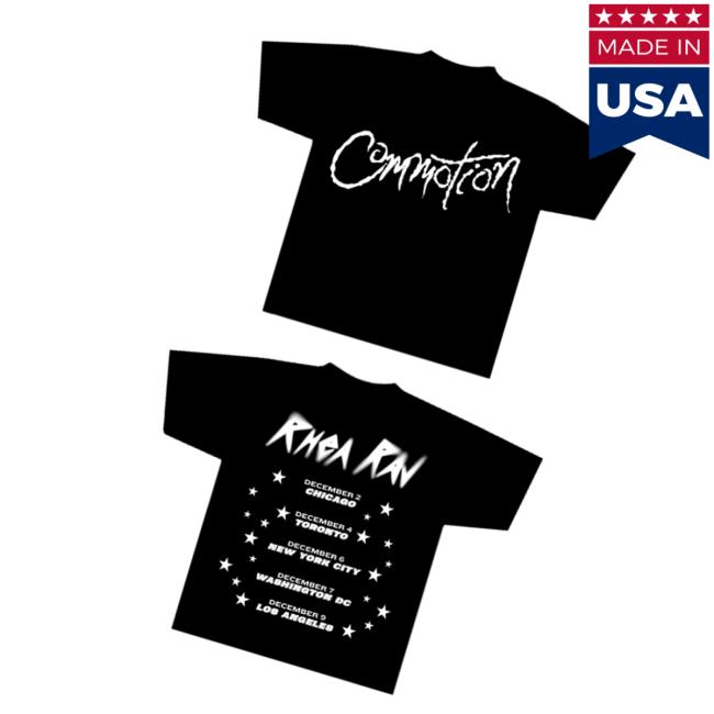 Rhea Raj Merch Store Commotion Tour Tee Rhea Raj Merch Store Commotion Tour Tee