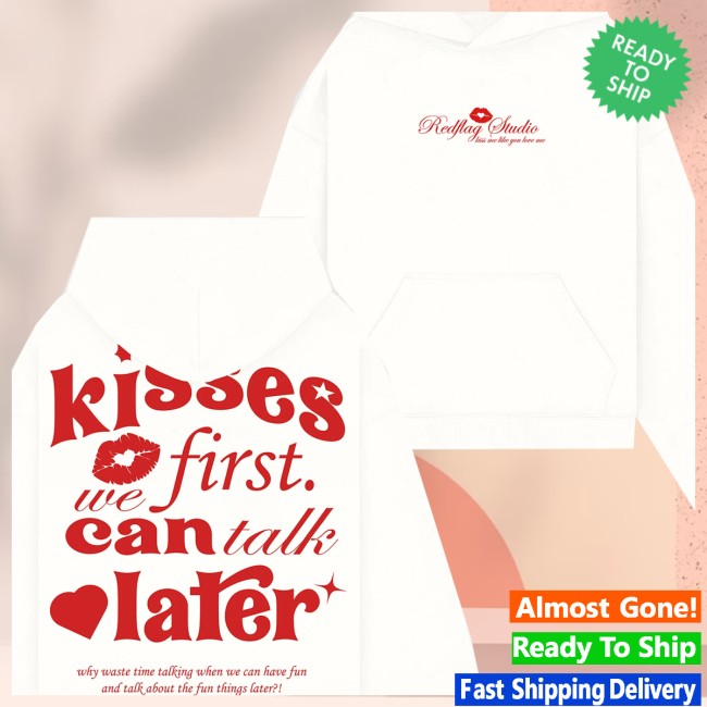 Redflag Studio Store Merch Kisses Hoodie Redflag Studio Store Merch Kisses Hoodie