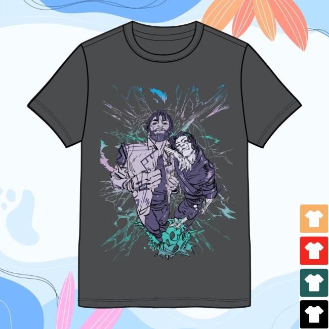 Riot Games Merch Store Arcane Jayce And Viktor Foil Tee Riot Games Merch Store Arcane Jayce And Viktor Foil Tee