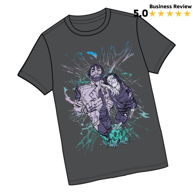 Riot Games Merch Store Arcane Jayce And Viktor Foil Tee Riot Games Merch Store Arcane Jayce And Viktor Foil Tee
