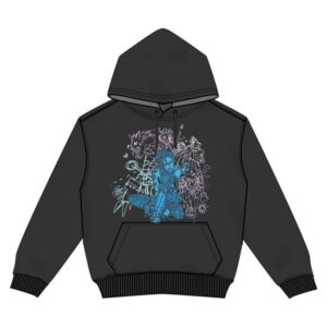 Riot Games Merch Store Arcane Jinx Foil Hoodie