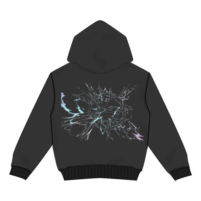 Riot Games Merch Store Arcane Jinx Foil Hoodie Riot Games Merch Store Arcane Jinx Foil Hoodie