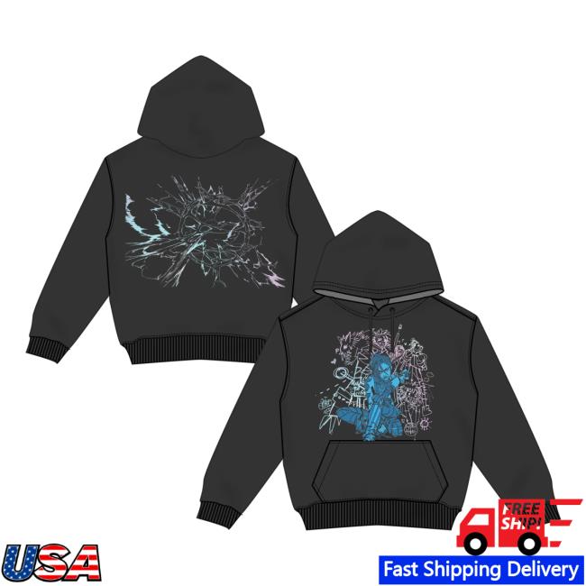 Riot Games Merch Store Arcane Jinx Foil Hoodie Riot Games Merch Store Arcane Jinx Foil Hoodie