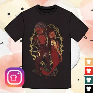 Riot Games Merch Store Arcane Mel And Ambessa Foil Tee