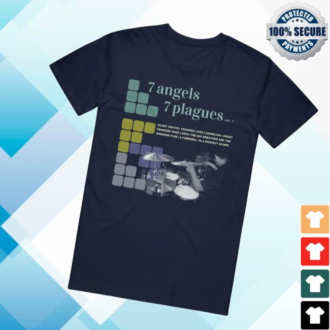Merchnow Store 7 Angels 7 Plagues Vol 1 Navy T-Shirt Merchnow Store 7 Angels 7 Plagues Vol 1 Navy T-Shirt