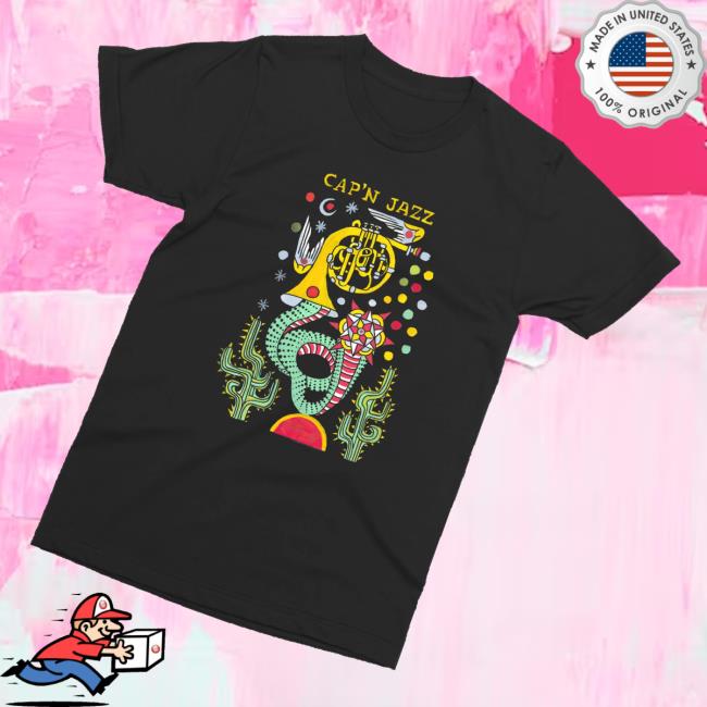 Ambient Inks Merch Store Cap’n Jazz Horn Tee Ambient Inks Merch Store Cap’n Jazz Horn Tee