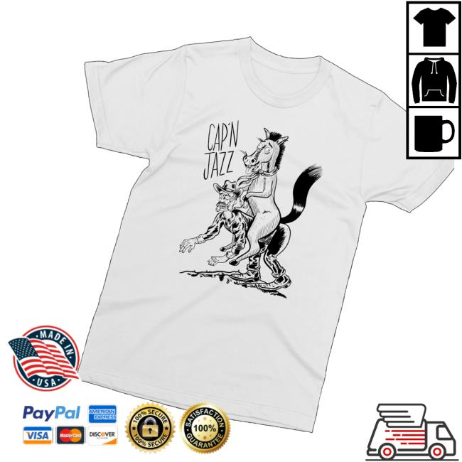 Ambient Inks Merch Store Cap’n Jazz Horse Tee Ambient Inks Merch Store Cap’n Jazz Horse Tee
