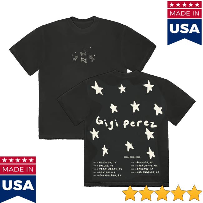 Gigi Perez Merch Store Black Tour Tee Gigi Perez Merch Store Black Tour Tee