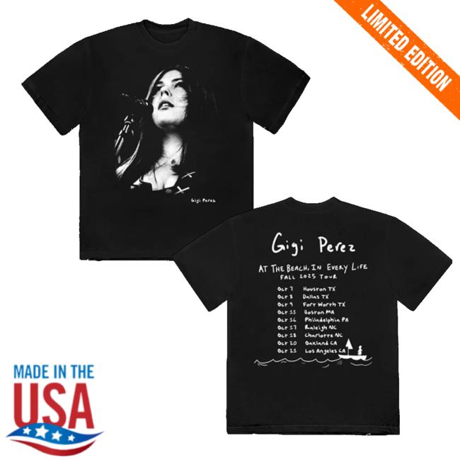 Gigi Perez Merch Store Tour Photo Tee Gigi Perez Merch Store Tour Photo Tee