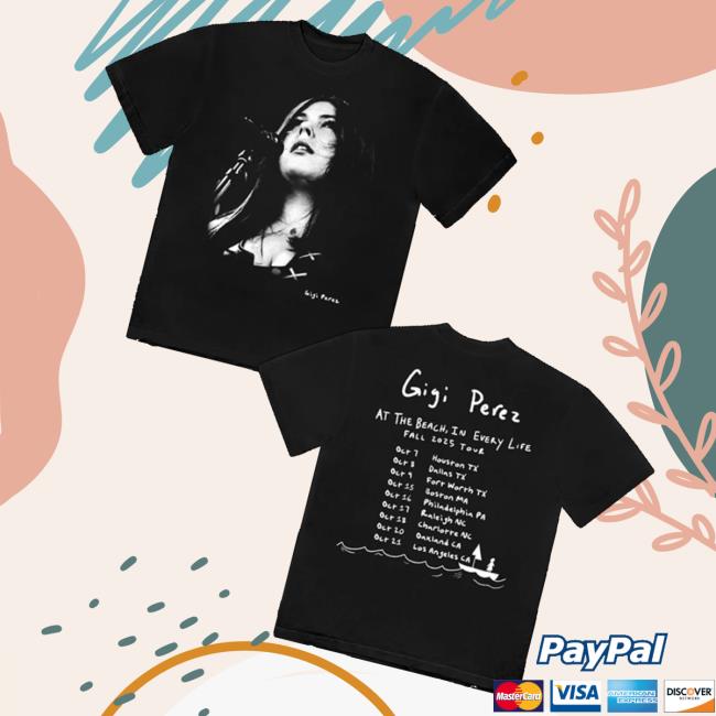Gigi Perez Merch Store Tour Photo Tee Gigi Perez Merch Store Tour Photo Tee