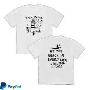 Gigi Perez Merch Store At The Beach In Every Life Tour T-Shirt