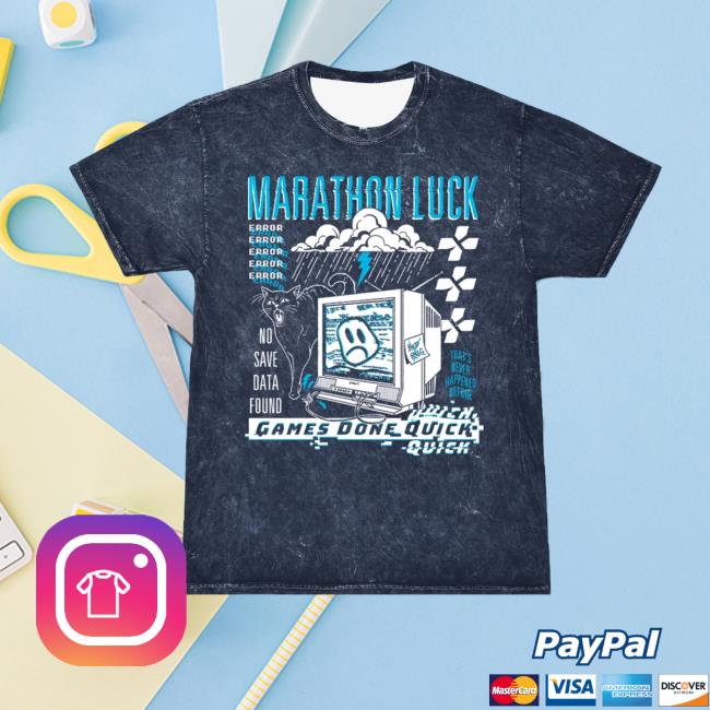 Fangamer Merch Store Gdq Marathon Luck T-Shirt Fangamer Merch Store Gdq Marathon Luck T-Shirt