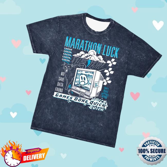 Fangamer Merch Store Gdq Marathon Luck T-Shirt Fangamer Merch Store Gdq Marathon Luck T-Shirt
