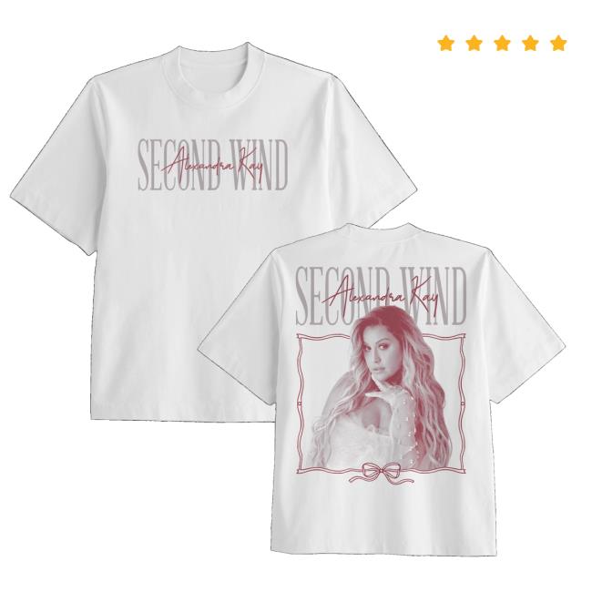 Alexandra Kay Merch Store Windy White Tee Alexandra Kay Merch Store Windy White Tee