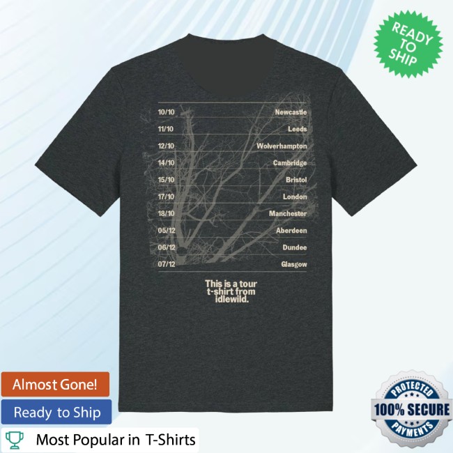 Idlewild Store Merch 2025 Tour T-Shirt (Heather Grey) Idlewild Store Merch 2025 Tour T-Shirt (Heather Grey)
