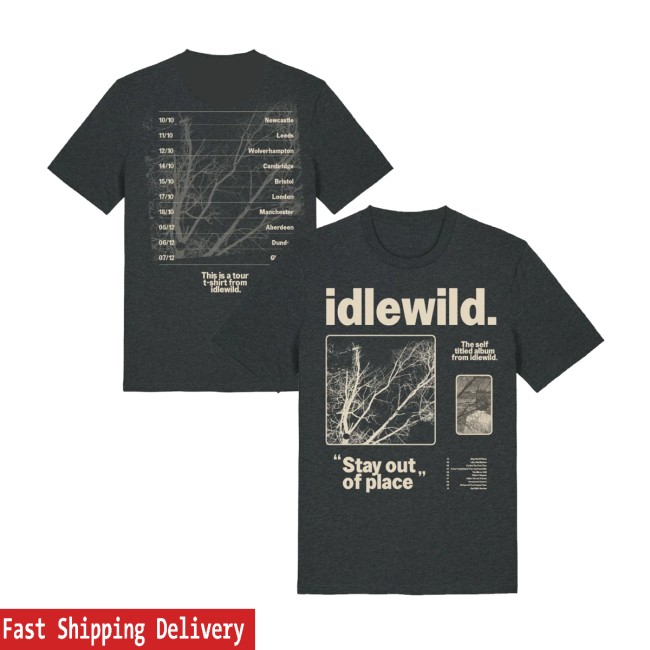 Idlewild Store Merch 2025 Tour T-Shirt (Heather Grey) Idlewild Store Merch 2025 Tour T-Shirt (Heather Grey)