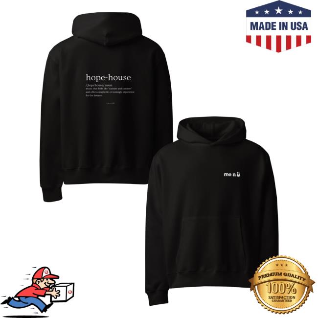 Heyyyitsmenu Merch Store Hope House Hoodie Black Heyyyitsmenu Merch Store Hope House Hoodie Black