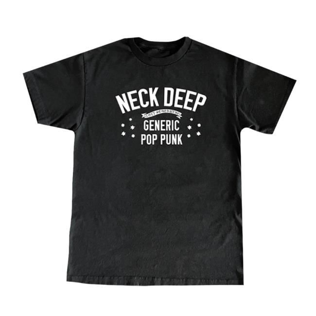 Neck Deep Store Merch Gpp Lnotgy Tee Black Neck Deep Store Merch Gpp Lnotgy Tee Black