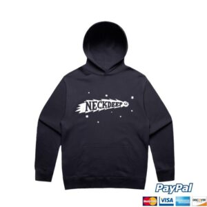 Neck Deep Store Merch Lnotgy Hoodie Ink Blue