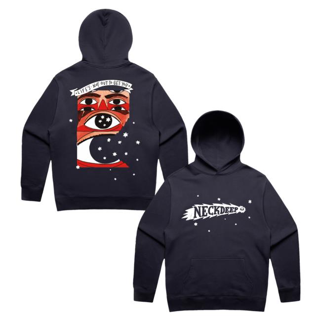 Neck Deep Store Merch Lnotgy Hoodie Ink Blue Neck Deep Store Merch Lnotgy Hoodie Ink Blue