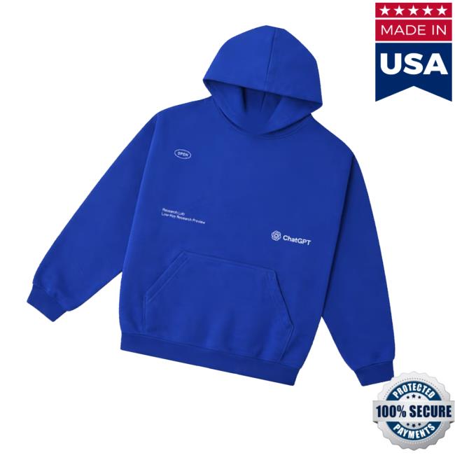 Openai Supply Co Merch Open Blue Hoodie Openai Supply Co Merch Open Blue Hoodie