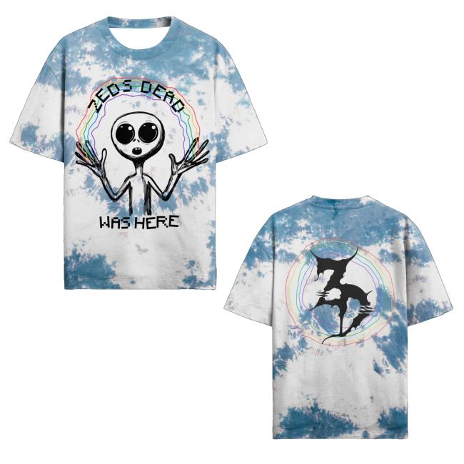 Zeds Dead Merch Store Zeds Dead Was Here Tie Dye T-Shirt Zeds Dead Merch Store Zeds Dead Was Here Tie Dye T-Shirt