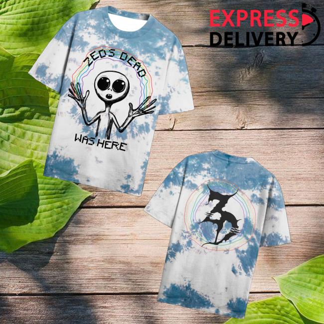 Zeds Dead Merch Store Zeds Dead Was Here Tie Dye T-Shirt Zeds Dead Merch Store Zeds Dead Was Here Tie Dye T-Shirt