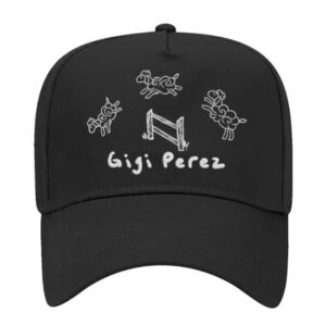 Gigi Perez Store Merch Black Embroidered Hat