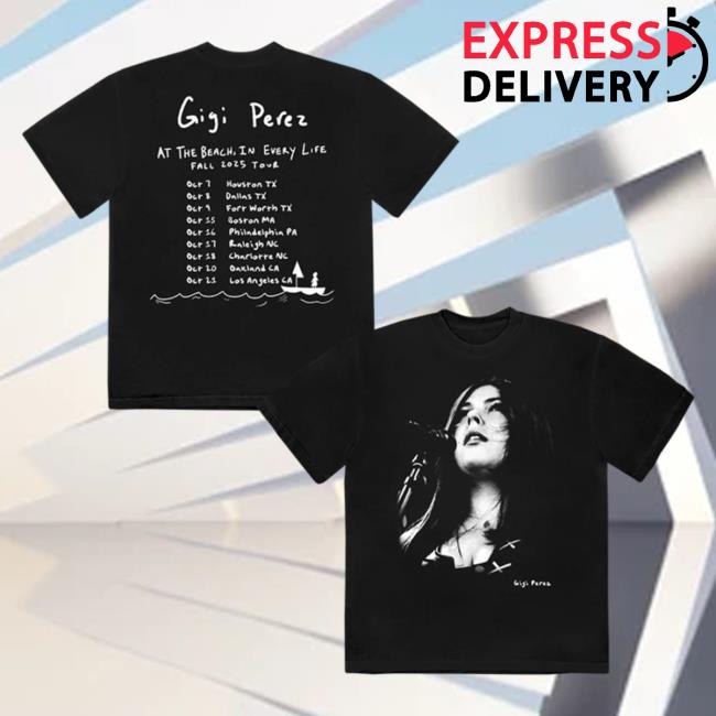 Gigi Perez Store Merch Tour Photo Tee Gigi Perez Store Merch Tour Photo Tee