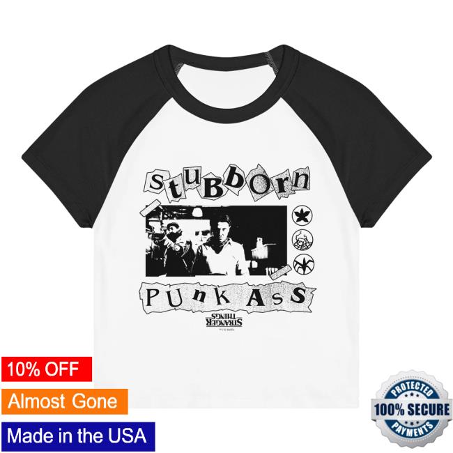 Netflix Merch Store Stranger Things Women’s Raglan Baby Tee Stubborn Punk Ass Netflix Merch Store Stranger Things Women’s Raglan Baby Tee Stubborn Punk Ass