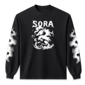 Open Ai Merch Store Cloud Dragon Long Sleeve
