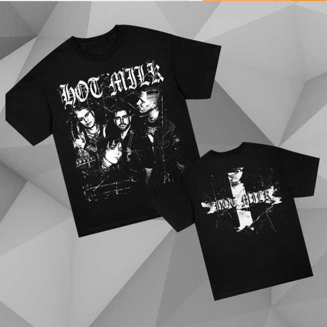 Hot Milk Store Merch Black Flag T-Shirt (Black) Hot Milk Store Merch Black Flag T-Shirt (Black)