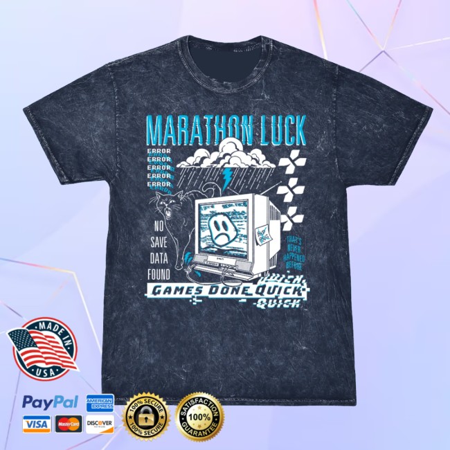 Fangamer Store Merch Gdq Marathon Luck T-Shirt Fangamer Store Merch Gdq Marathon Luck T-Shirt