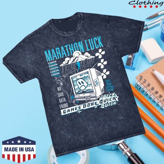 Fangamer Store Merch Gdq Marathon Luck T-Shirt Fangamer Store Merch Gdq Marathon Luck T-Shirt