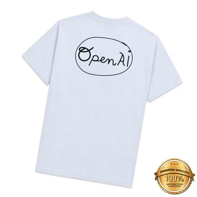 Open Ai Merch Store Openai Script Tee Light Blue Open Ai Merch Store Openai Script Tee Light Blue