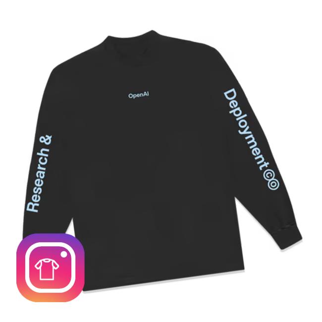 Open Ai Merch Store R&D Co. Long Sleeve Open Ai Merch Store R&D Co. Long Sleeve
