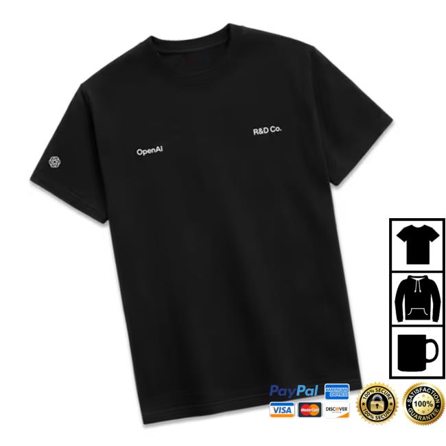 Open Ai Merch Store R&D Co. Tee Open Ai Merch Store R&D Co. Tee