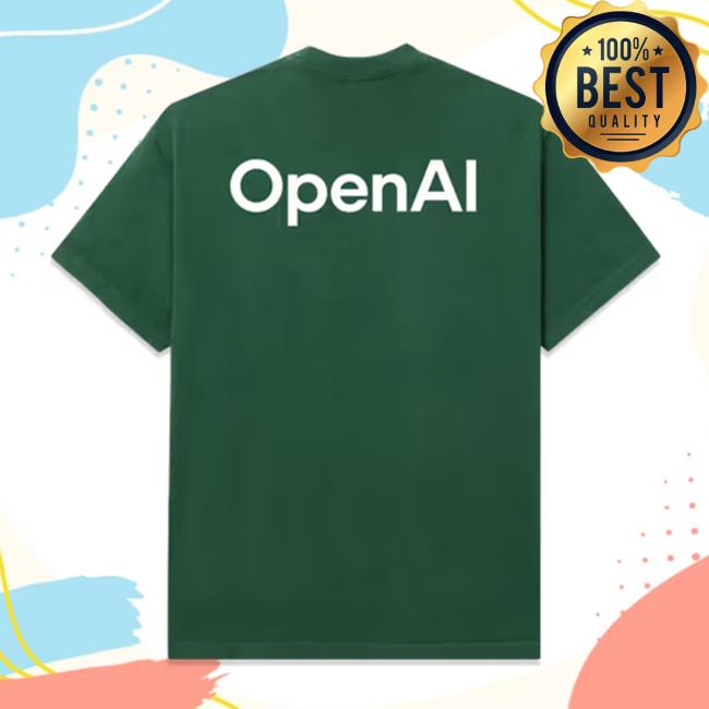 Open Ai Merch Store Sticker Tee Open Ai Merch Store Sticker Tee