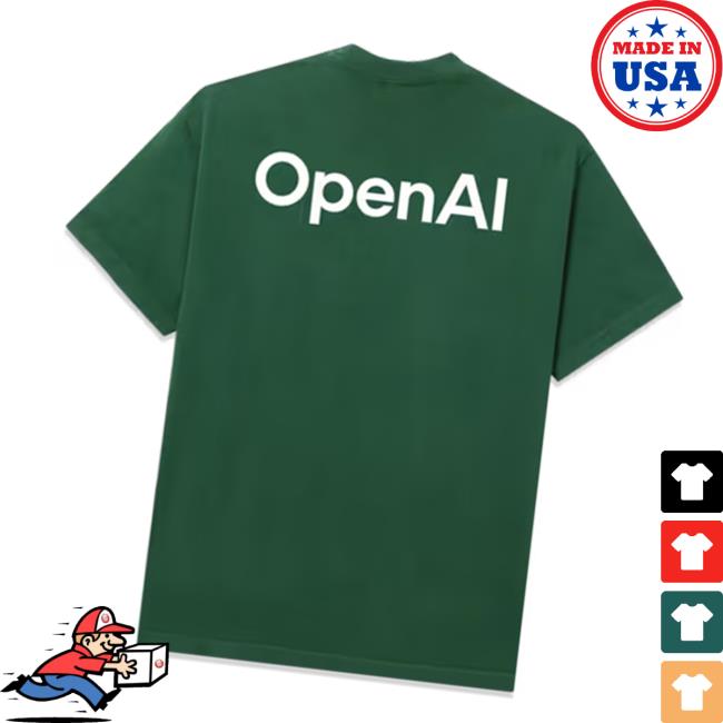 Open Ai Merch Store Sticker Tee Open Ai Merch Store Sticker Tee