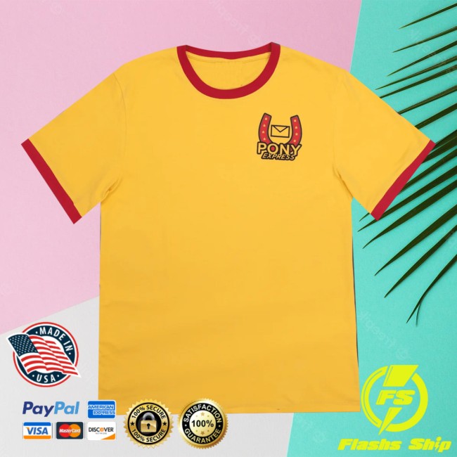 Fangamer Store Merch Mouthwashing Pony Express Ringer T-Shirt Fangamer Store Merch Mouthwashing Pony Express Ringer T-Shirt