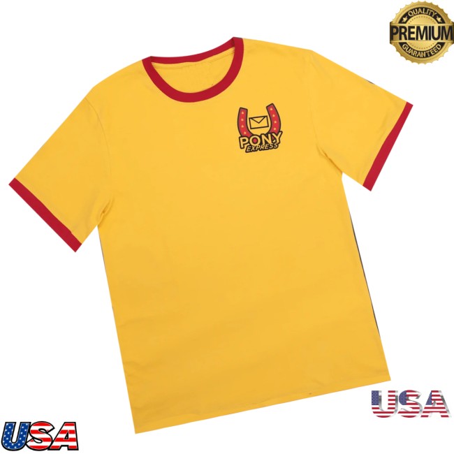 Fangamer Store Merch Mouthwashing Pony Express Ringer T-Shirt Fangamer Store Merch Mouthwashing Pony Express Ringer T-Shirt