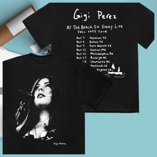 Gigi Perez Music Store Merch Tour Photo Tee Gigi Perez Music Store Merch Tour Photo Tee