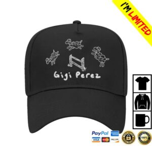 Gigi Perez Music Store Merch Black Embroidered Hat