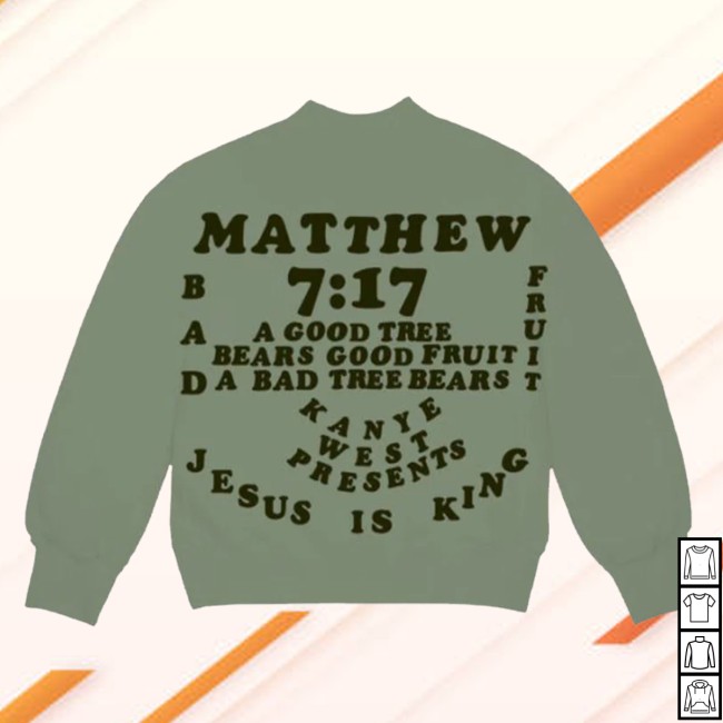 Secretsneakerstore Merch Kanye West Cpfm Jesus Is King Olive Crewneck Secretsneakerstore Merch Kanye West Cpfm Jesus Is King Olive Crewneck